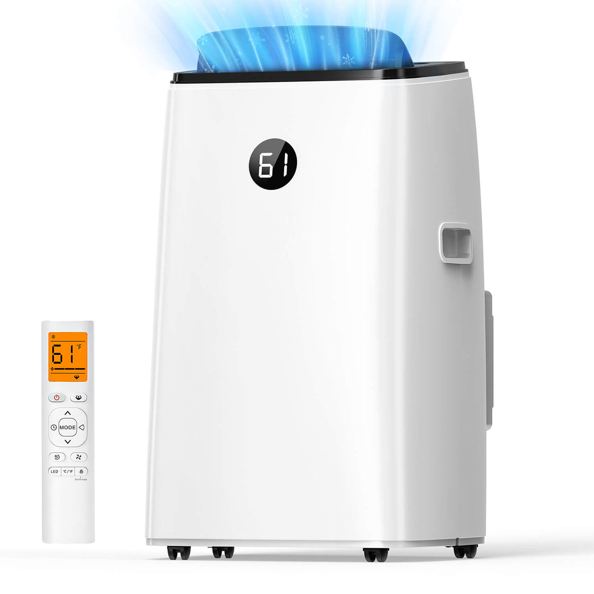 Large Temp Ac AGTANA 14000 BTU Portable Air Conditioner for Large Room up to 700 Sq.